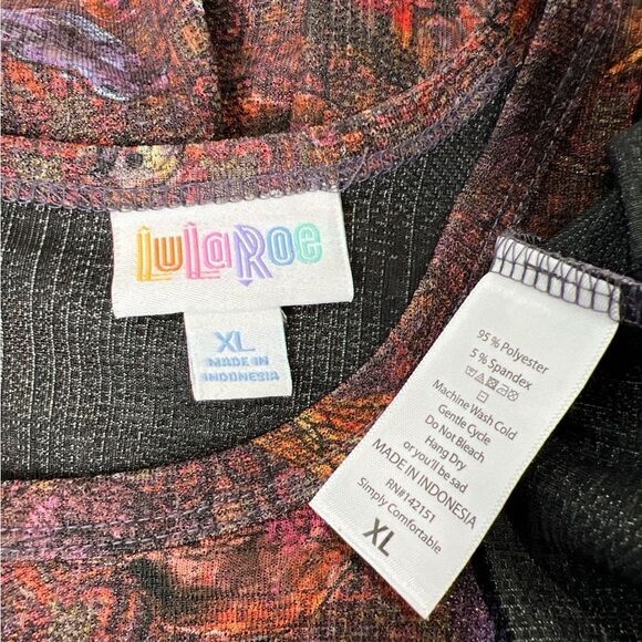 LuLaRoe Sleeveless Midi Dress Pockets‎ Birds Parakeet Sz XL - Picture 4 of 8